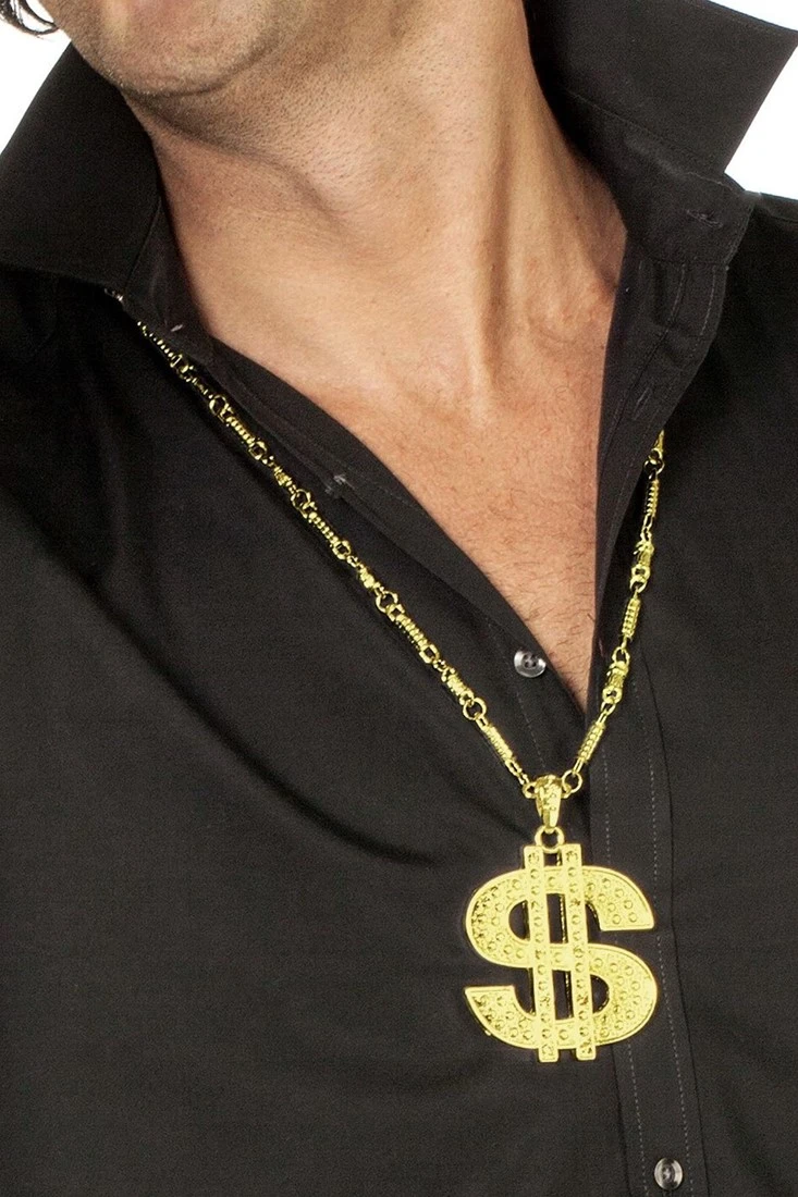 Overig Pooierketting Luxe Dollar Goud