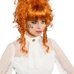 Overig Pruik Lina Luxe Koper