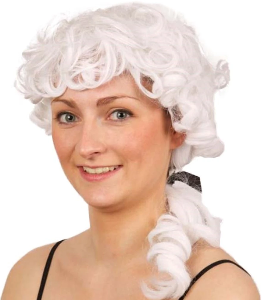 Overig Pruik Mozart Dame Wit