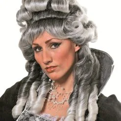 Overig Pruik Rococo Zwart/Grijs