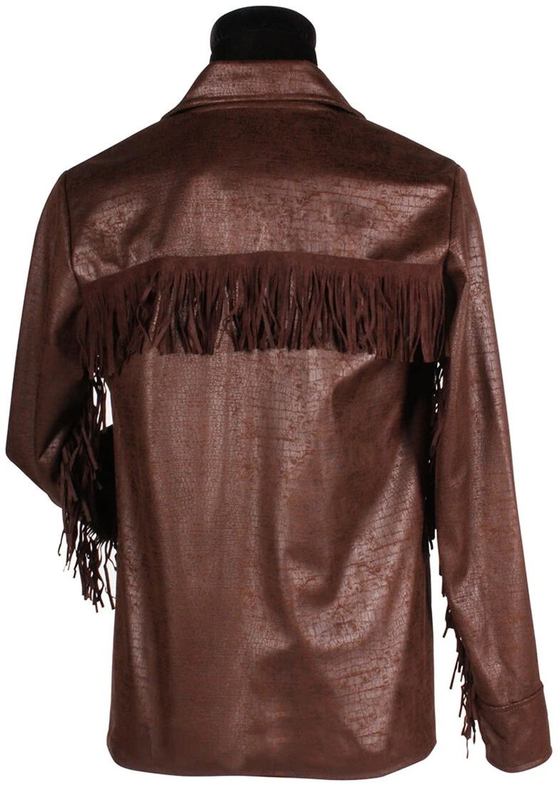 Overig Seventies Hippie Jas Psychedelic Met Franjes - Afbeelding 3