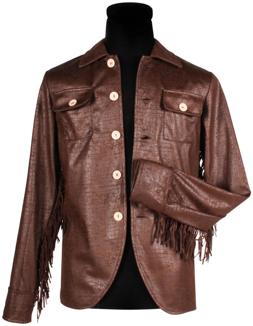 Overig Seventies Hippie Jas Psychedelic Met Franjes