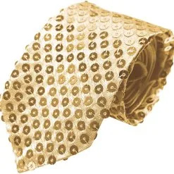 Overig Stropdas Disco Pailletten Goud