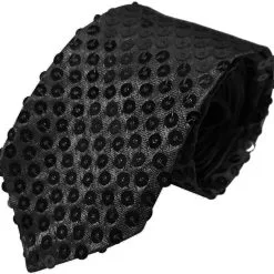 Overig Stropdas Disco Pailletten Zwart