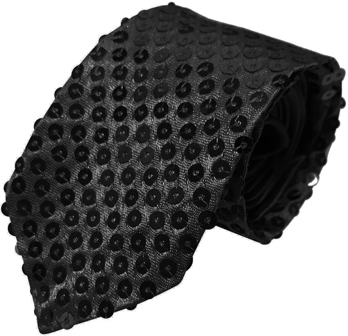 Overig Stropdas Disco Pailletten Zwart