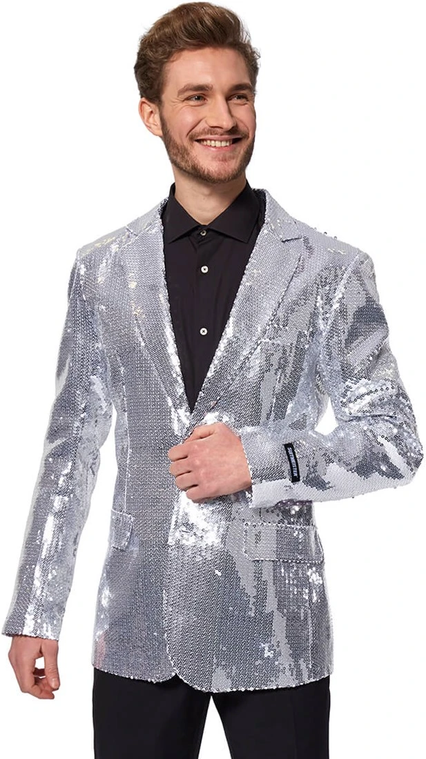 Suitmeister Glitter Jasje Zilver - Afbeelding 3