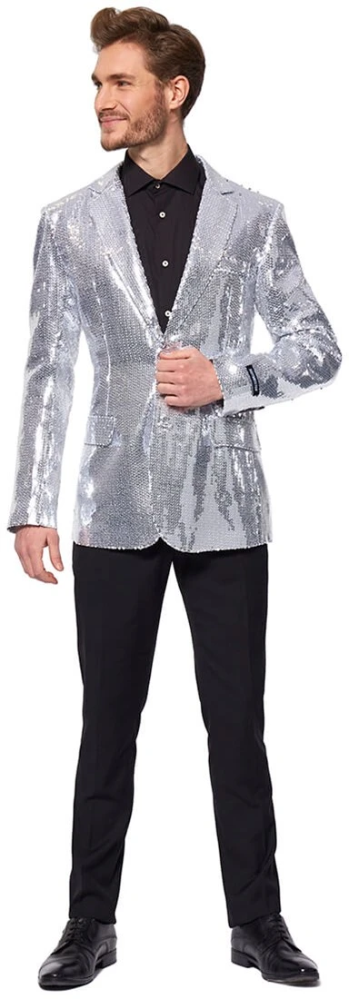 Suitmeister Glitter Jasje Zilver