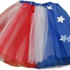 Overig Tule Rokje USA - Amerika 3 Lagen (40cm)