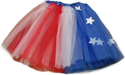 Overig Tule Rokje USA - Amerika 3 Lagen (40cm)