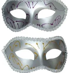 Overig Venetiaans Masker Zilver