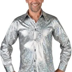 Overig Zilveren Blouse Heren Hologram